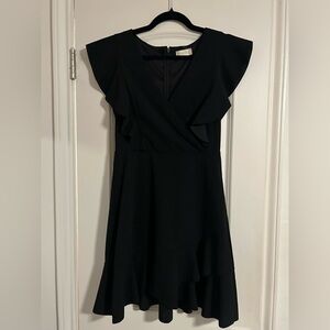 Altar'd State Black Asymmetrical Dress